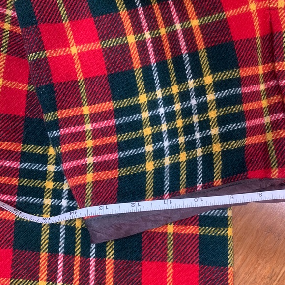 Vintage Bobbie Brooks Plaid Button-Up Vest/flare pant set approx size 8 - Picture 4 of 16